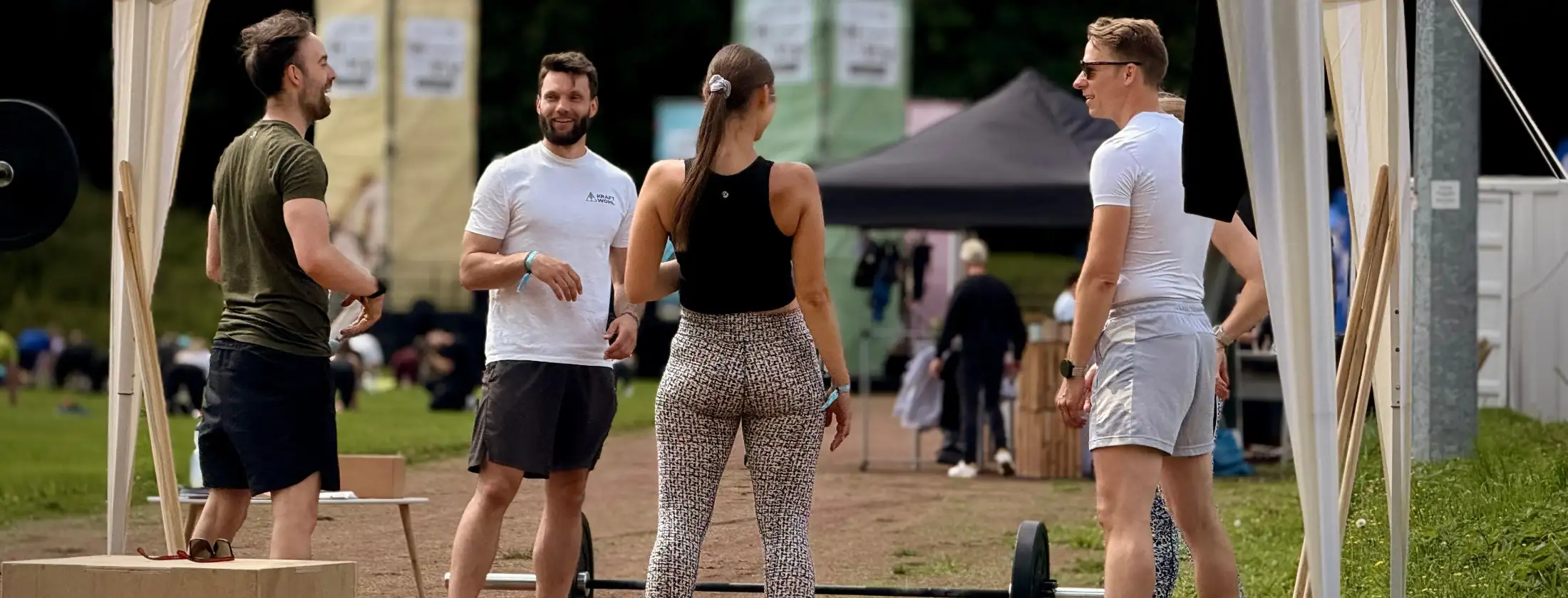 Besprechung während des Personal Trainings